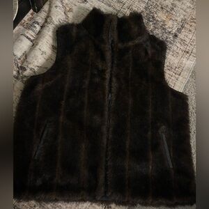 Giacca Faux Fur Vest